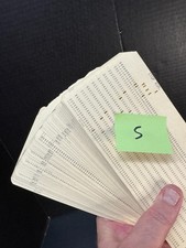 Vintage Computer Program Punch Card Lot 5081 Mainframe - PC5 picture