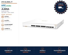 HPE Aruba JL805A Instant On 1960 12p 10GBT 4SFP+ Switch New Sealed *US Ship* picture