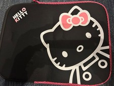 Hello Kitty Laptop Sleeve Case Black/Pink/White Neoprene Laptop Cover Zip NWOT picture