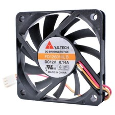 Y.S.TECH FD126010LB 6cm 60mm 6010 12V 0.14A Computer CPU 3pin Silent Cooling Fan picture