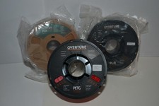 Overture 3D Printer Filament 1.75mm 1kg Red Black Brown Spool Roll PETG PLA picture