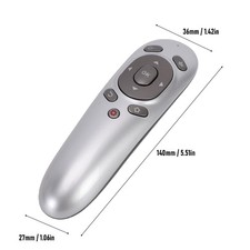 Wireless Presentation Clicker Multifunctional 2.4G USB Ergonomic Design Rem DPTR picture