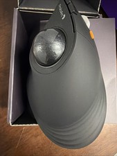 ProtoArc EM05 NL Vertical ERGONOMIC Wireless Violet Trackball Rechargeable Mouse picture