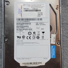 IBM  pSeries 73.4GB 15K rpm 03N6347 SCSI Hard Drive HDD & Tray RS/6000 Server picture