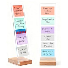 2PCS Monitor Memo Board Portable Monitor Sticky Note Holder Transparent picture