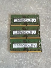 Lot of 3 - SK Hynix 8GB - 1Rx8 DDR4-2400T SODIMM Laptop RAM | HMA81GS6AFR8N-UH picture
