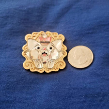 Disney Parks The Aristocats Marie 3-D Sculpted Acrylic Portrait Pin picture