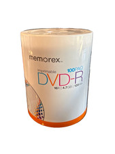 Memories Imprimable DVD-R 16X - 4.7GB 120 min 100 pack Brand New picture