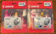 Canon 241XL Color Genuine Inkjet Ink Cartridge for PIXMA Lot Bundle 2 New Sealed picture