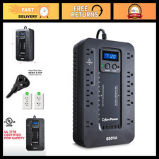 850VA Eco-Friendly UPS Battery Backup & Surge Protector with LCD Display picture