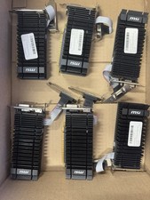 LOT OF 6 MSI NVIDIA GeForce GT 710 2GB GDDR5 (GT 710 2GD5H LP) Graphics Card picture