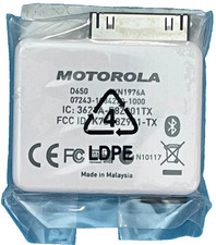Motorola D650 Bluetooth Wireless Headphone Adapter SYN1976A For iPod MP3 Players picture