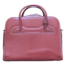McKlein Willowbrook 94986 Red Leather Laptop Briefcase Bag Strap NO ROLLER picture