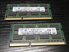 Samsung 8GB 2X4GB 2RX8 PC3-10600S-09-11-F3 Laptop RAM PC3-10600S DDR3-1333MHz picture