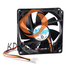 New HXS 12V DC 0.1A 3-Pin 60 x 60 x 15 mm Brushless Super Quiet Cooling Fan picture