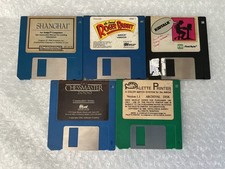 Lot of 5 Amiga game Disks 3.5