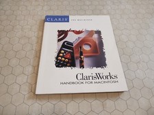 ClarisWorks Handbook for Macintosh, User's Guide 1993 picture