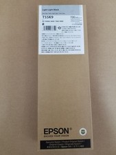 GENUINE Epson UltraChrome Light Light Black Ink 700ml For P6/7/8/9000 (T55K900) picture
