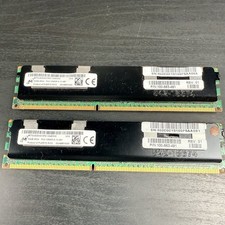 Micron 64GB Kit  2x32GB DDR3 ECC RDIMM PC3-10600R 4Rx4 Server RAM picture