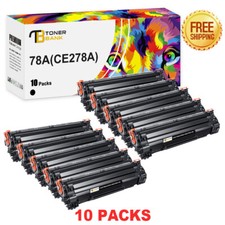 10 x CE278A Toner Cartridge For HP 78A LaserJet M1536dnf MFP P1600 P1606 picture