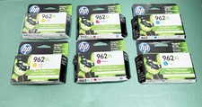 Lot of 6 Genuine HP 962xl ink cartridges New picture