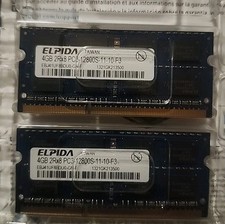 Elpida 4GB 2Rx8 PC3-12800S-11-10-F3 EBJ41UF8DU0-GN-F Laptop Memory RAM picture