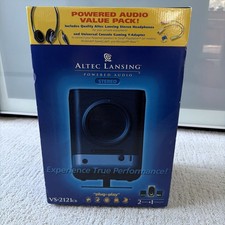 Altec Lansing VS2121cb 2.1 Computer Speaker Surround Sound System NEW IN BOX NIB picture
