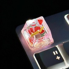 Fruit Artisan Resin Keycap Handmade Custom MX Cherry Mechanical Keyboard picture