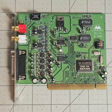 Vintage M-Audio Delta 1999 Rev-B PCI digital audio interface card picture