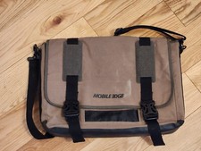 Mobile Edge Laptop Canvas Messenger Bag Shoulder Computer Eco-Friendly Olive EUC picture