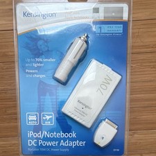 Kensington 70W DC Power Adapter for Apple iPod/Notebooks White MPN 33194 picture