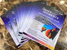 96 Sheets Special Moments Photo Paper 8.5 x 11 For Ink Jet Printers Glossy NEW picture