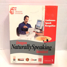 Dragron Systems Dragon Naturally Speaking Standard Version 3 Vintage 1999 SEALED picture