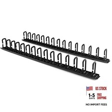 StarTech 40U Vertical Server Rack Cable Manager, 2-Pack 3ft 20U 2-pk Vertical picture