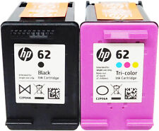 HP 62 2pack Combo Ink Cartridges 62 Black and 62 Color GENUINE picture