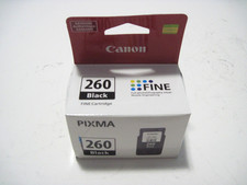 (1) Genuine Canon Pixma 260 Black Ink Cartidge 7.5ml TR7020 TR7021a PG-260 NEW picture