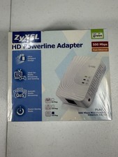 ZyXEL PLA4201 500 Mbps HD Powerline Adapter Mini Ethernet New Sealed US Plug picture