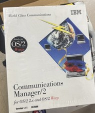 IBM OS/2 WARP Communications Manager 2 UNOPENED in original plastic picture