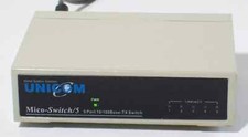 Unicom Micro Switch-5 5-PORT 10/100BASE-TX Switch Tested FEP-32005T-1 Mico picture