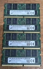 LOT OF 4 Micron 16GB (64G) DDR4 PC4-2133P Sodimm Memory RAM MTA16ATF2G64HZ-2G1B1 picture