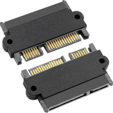 SATA to HDD Adapter, 22 Pin Male to Female Extender for 2.5