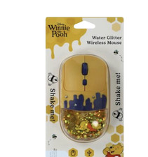 Disney Lilo & Stitch Wireless USB Mouse Teal Glitter Shaker Cute Beach NEW picture