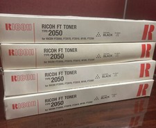 Lot of 4 RICOH FT TONER Type 2050 Black FT2070, FT2010, M100, FT2260 Genuine picture