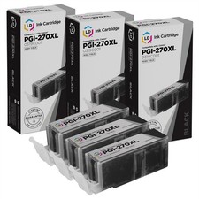 LD Compatible Canon PGI-270XL / 0319C001 3PK High Yield Pigment Black Cartridges picture