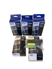 LOT OF 5 NEW SEALED Genuine Epson 273XL Black Ink cartridges EXP 2023  picture