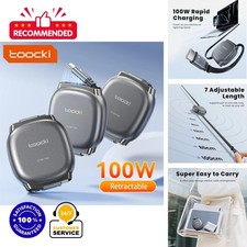 Toocki 100W Retractable USB-C to USB-C Fast Charging Cable 5A picture