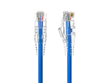 8ft Slim Cat6 Ethernet Cable Thin 28AWG Snagless RJ45 for Gaming PS5 TV, Blue picture