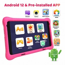 Urao Kids Tablet 8 in IPS Touch Android 12 Tablet Gaming Pad 32GB Parent Control picture