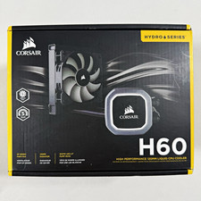Corsair Hydro Series H60 120mm Liquid CPU Cooler Black CW-9060036-WW picture