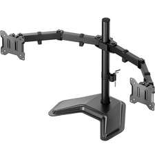 monTEK Stable Freestanding Dual Monitor Stand for 17–32” Computer Sc picture